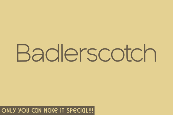 Badlerscotch: A Handwritten Font That Elevates Your Brand