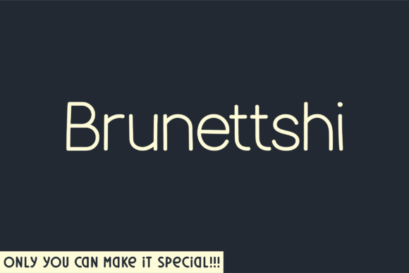 Brunettshi Rounded: A Handwritten Typeface That Elevates Digital Design