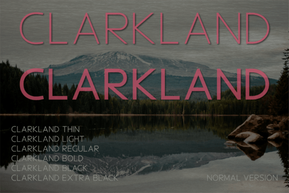 Clarkland: The Modern Sans Serif Font for Cohesive Brand Identity