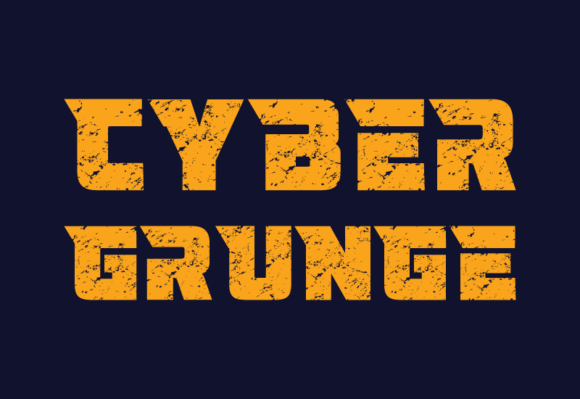 Cyber Grunge Typeface: Elevate Your Brand Identity