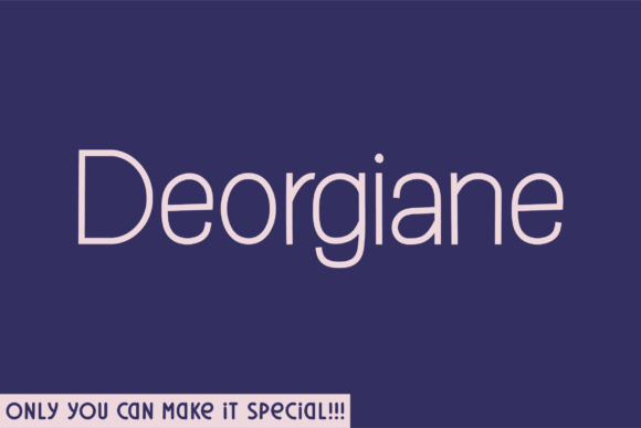 Deorgiane Font: A Handwritten Typeface That Elevates Brand Identity