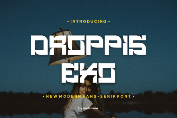 Droppis Exo: The Sans Serif Display Font for High-Impact Campaigns