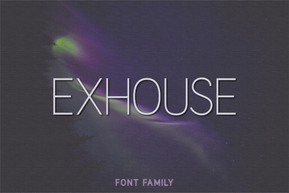 Exhouse: The Modern Sans Serif Font for Professional Branding