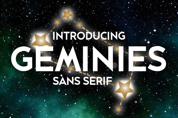 Geminies: A Modern Sans Serif Font for Polished Brand Identity
