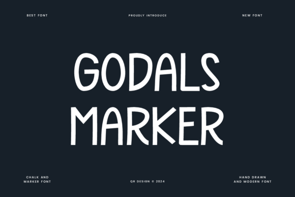 Godals Marker: A Creative Typeface for Handmade Product Design