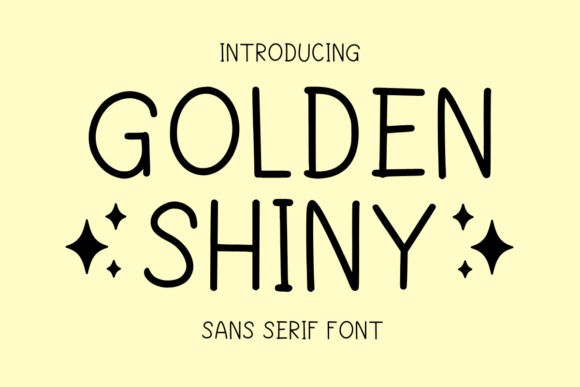Golden Shiny Typeface Review: A Playful Sans Serif for Digital Branding