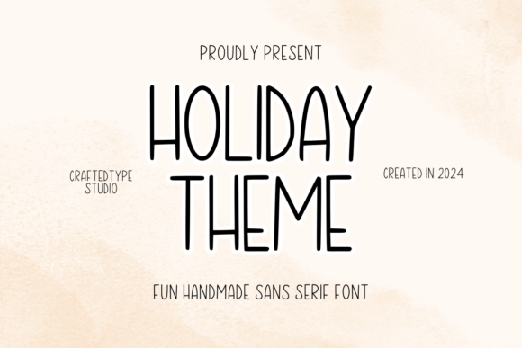 Holiday Theme Typeface: A Sweet Sans Serif for Digital Branding