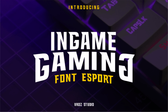 INGAME Font: A Playful Yet Professional Typeface for Small Business Branding