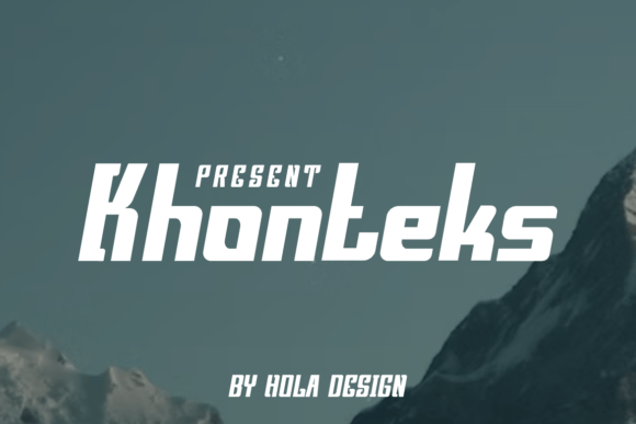 Khonteks: A Modern Sans Serif for Editorial Design