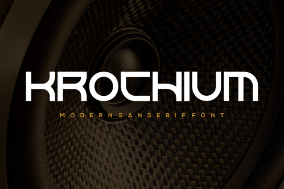 Krochium: A Modern Sans Serif Typeface for Editorial Design