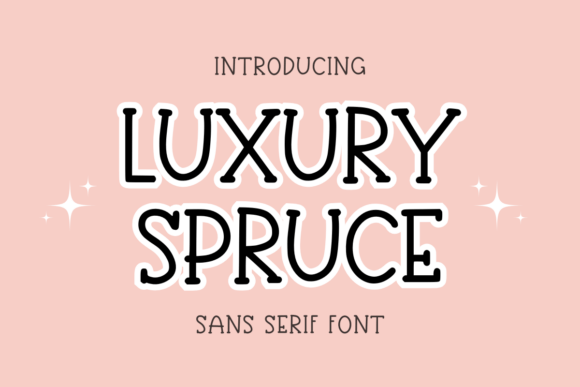 Luxury Sprush: A Modern Sans Serif Typeface for Editorial Design