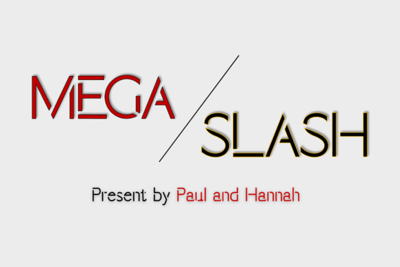 Mega Slash Typeface for Bold Digital Branding