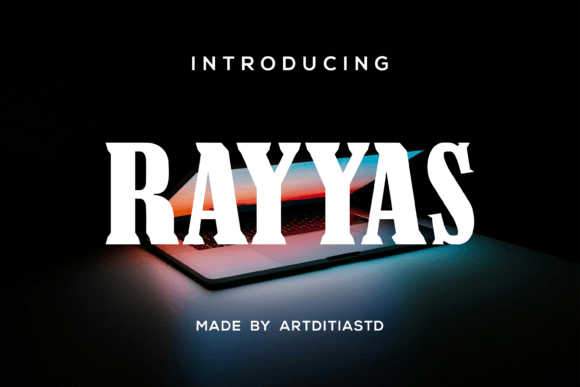 Rayyas Typeface: A Modern Sans Serif for Handmade Branding