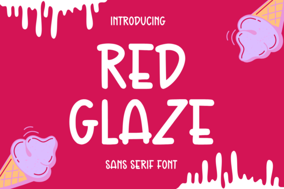 Red Glaze: The Modern Sans Serif Typeface for Scroll-Stopping Visuals