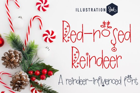 Red-nosed Reindeer: A Whimsical Sans Serif for Festive Web Design