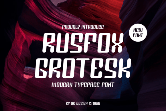 Rusfox Grotesk: The Modern Typeface for Polished Brand Identity