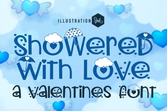 Showered with Love: A Whimsical Sans Serif Font for Crafters