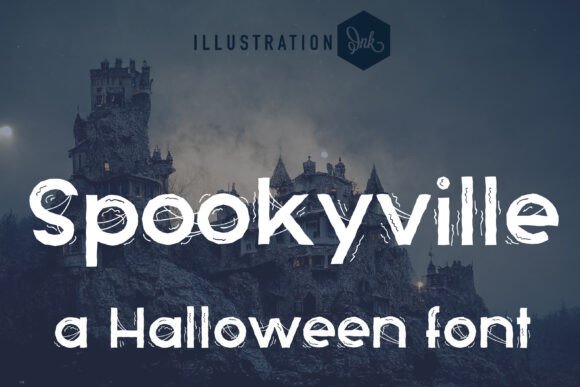 Spookyville: A Hand-Crafted Sans Serif Typeface for Editorial Design