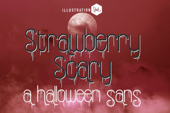 Strawberry Scary: The Drippy Sans Serif Font for Scroll-Stopping Campaigns